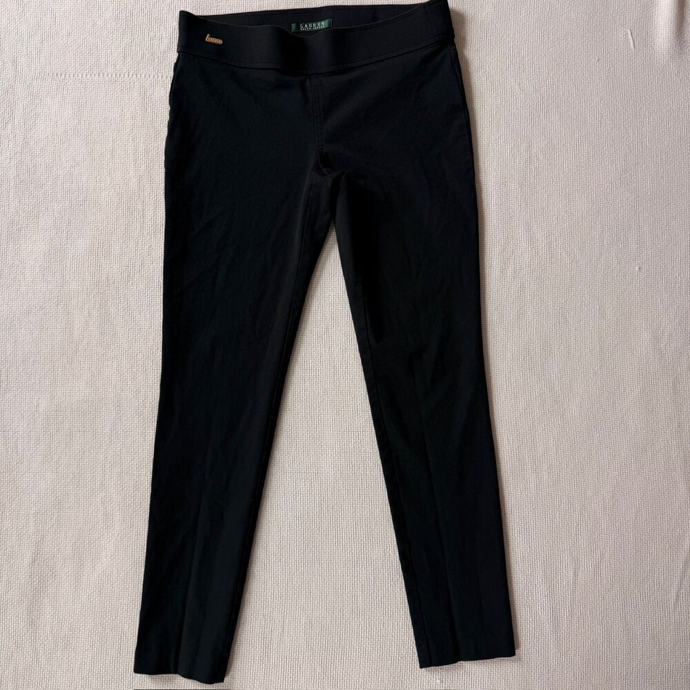 Ralph Lauren Black Stretch Pants Women's